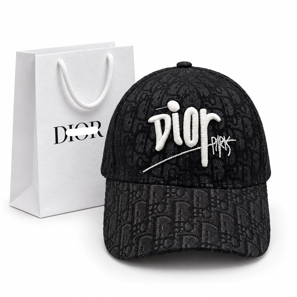Casquette noire pour hommes