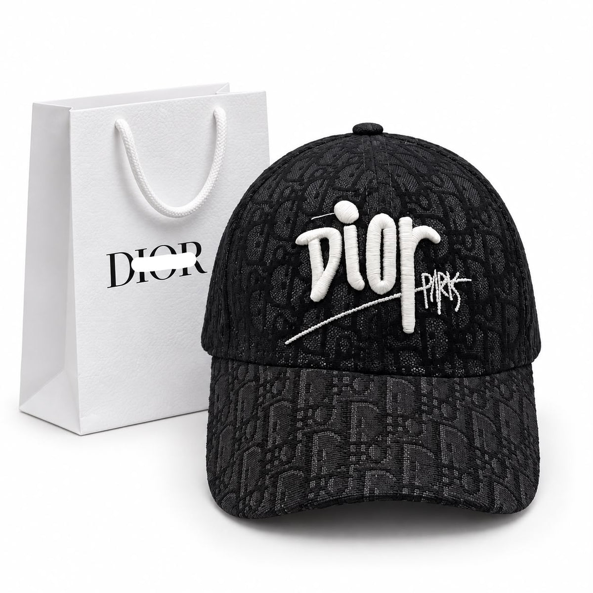 Casquette noire pour hommes