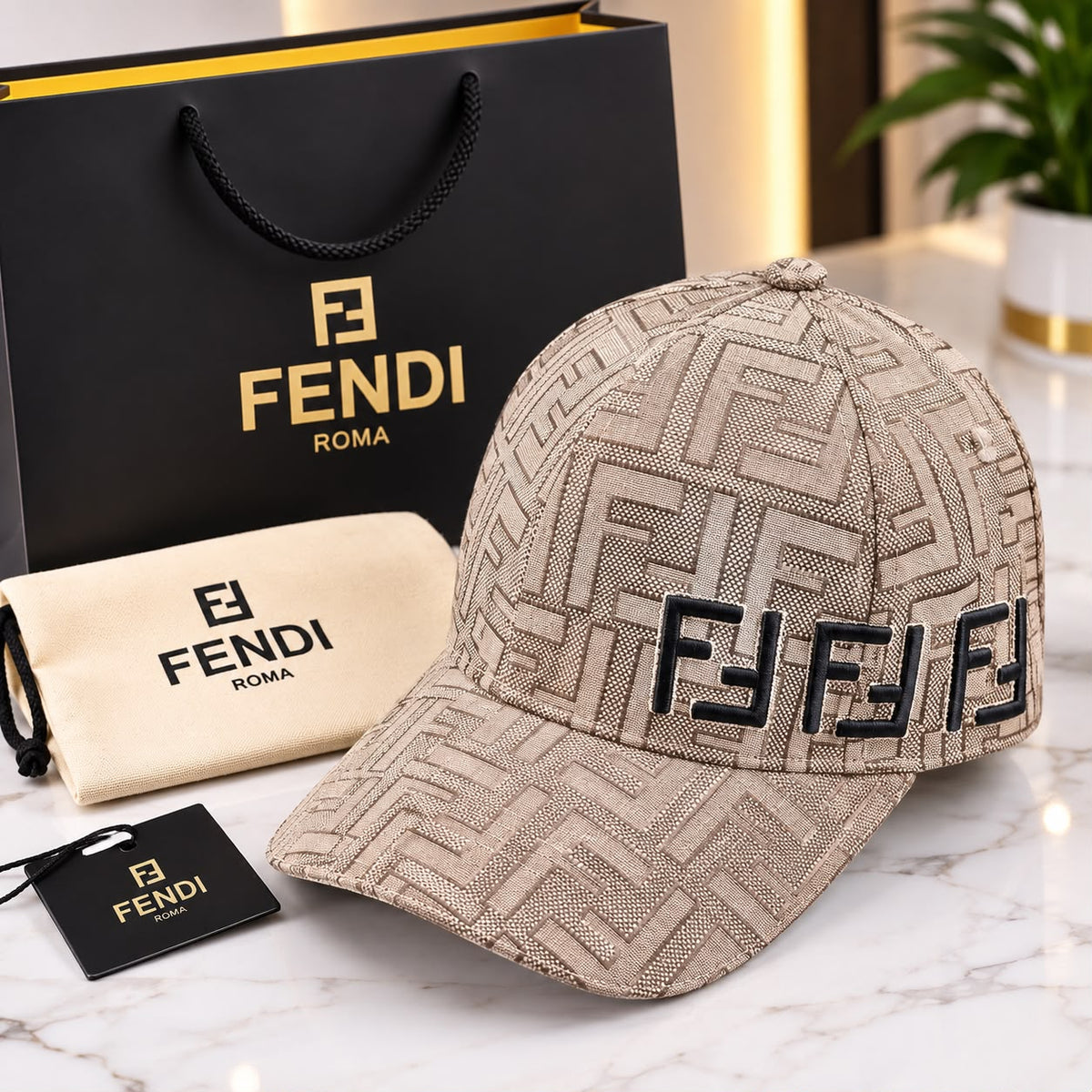 Casquette Beige tendance
