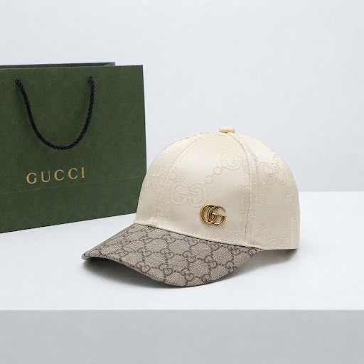Casquette beige tendance