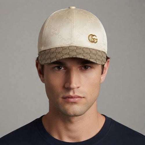 Casquette beige tendance