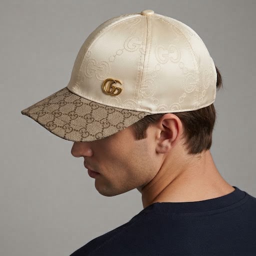 Casquette beige tendance